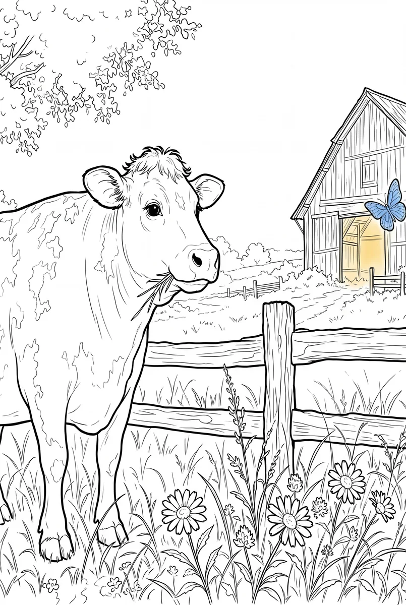 Mable at Her Fence