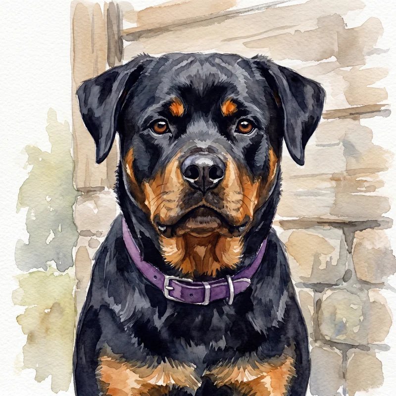 Zoe the Rottweiler — the gentle hero of Merevale Creek Farm